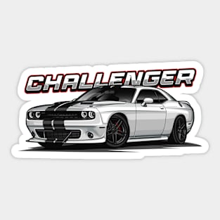 American Muscle Challenger (White Knuckle) Sticker